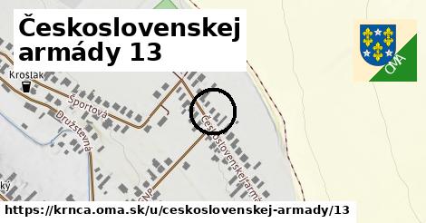 Československej armády 13, Krnča