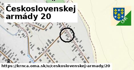 Československej armády 20, Krnča