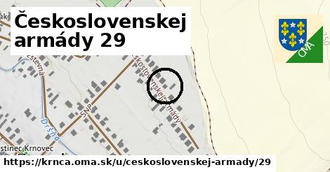 Československej armády 29, Krnča