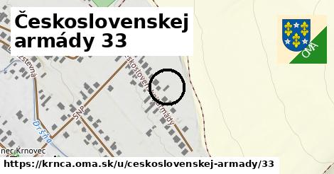 Československej armády 33, Krnča