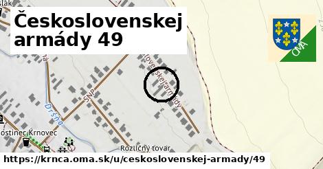 Československej armády 49, Krnča