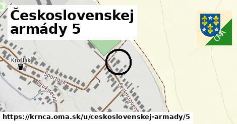 Československej armády 5, Krnča