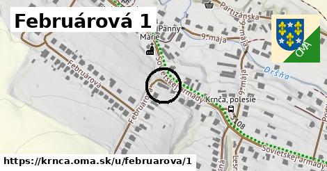 Februárová 1, Krnča