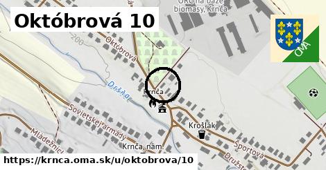 Októbrová 10, Krnča