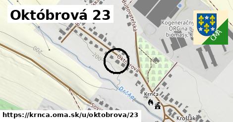 Októbrová 23, Krnča