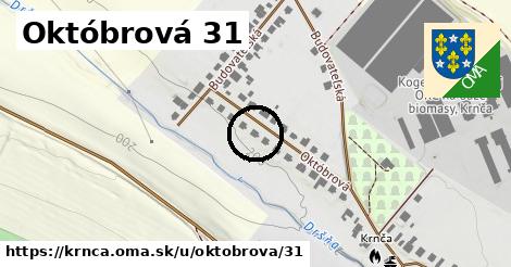 Októbrová 31, Krnča