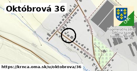 Októbrová 36, Krnča