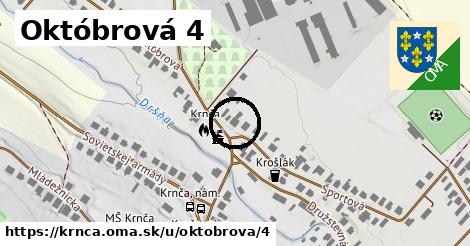 Októbrová 4, Krnča