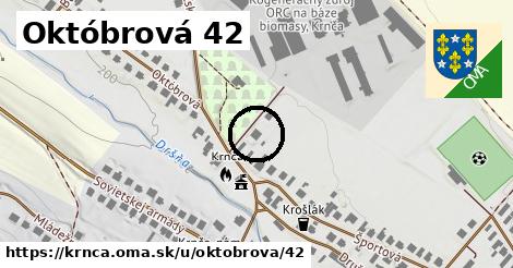 Októbrová 42, Krnča