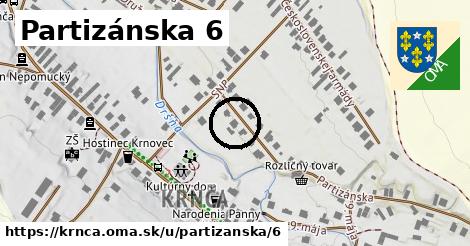 Partizánska 6, Krnča