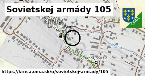 Sovietskej armády 105, Krnča