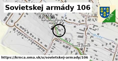 Sovietskej armády 106, Krnča
