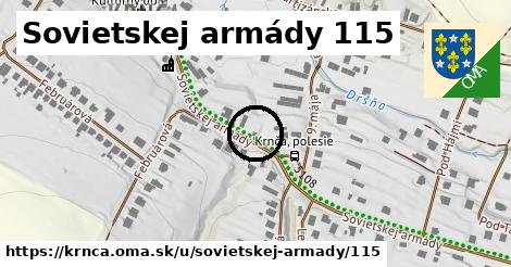 Sovietskej armády 115, Krnča