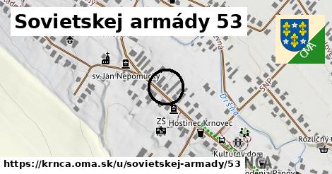 Sovietskej armády 53, Krnča