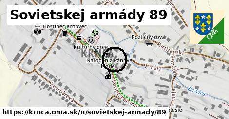 Sovietskej armády 89, Krnča