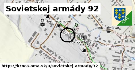 Sovietskej armády 92, Krnča