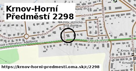 Krnov-Horní Předměstí <span class="supisne">2298</span>