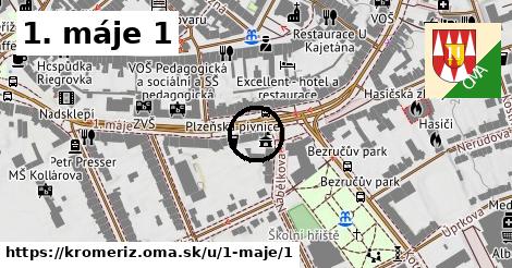 1. máje 1, Kroměříž