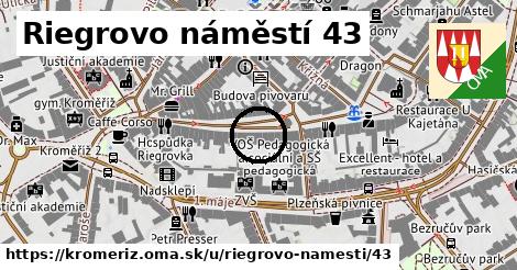 Riegrovo náměstí 43, Kroměříž