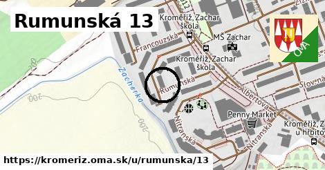 Rumunská 13, Kroměříž