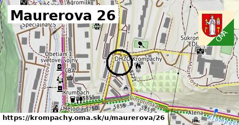 Maurerova 26, Krompachy