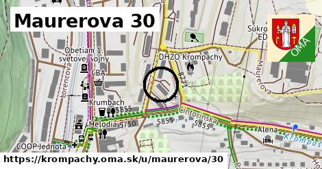 Maurerova 30, Krompachy