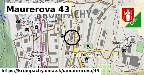 Maurerova 43, Krompachy
