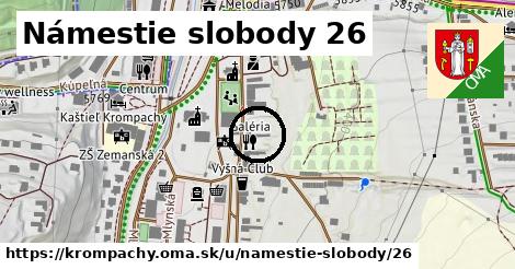 Námestie slobody 26, Krompachy