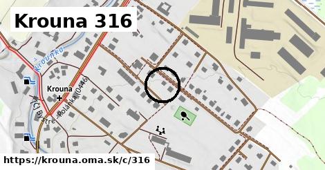 Krouna <span class="supisne">316</span>