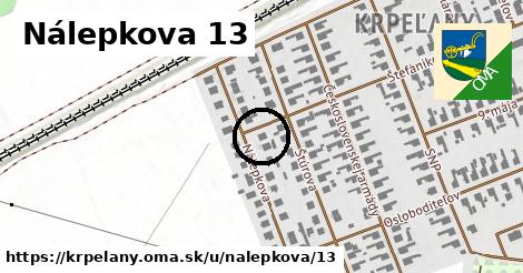 Nálepkova 13, Krpeľany