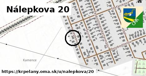 Nálepkova 20, Krpeľany