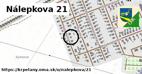 Nálepkova 21, Krpeľany