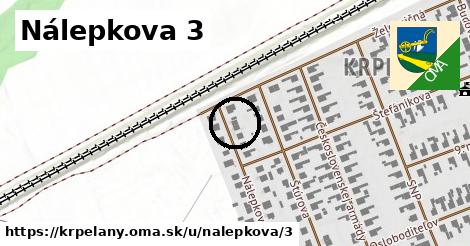 Nálepkova 3, Krpeľany