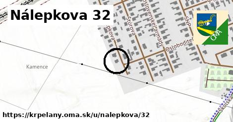 Nálepkova 32, Krpeľany