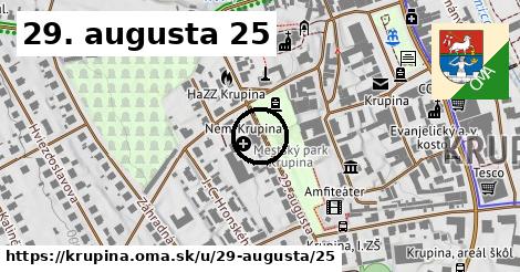 29. augusta 25, Krupina