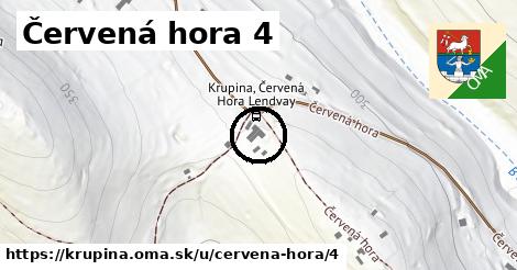 Červená hora 4, Krupina