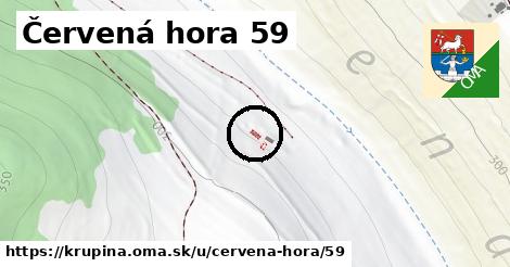 Červená hora 59, Krupina