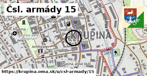 Čsl. armády 15, Krupina