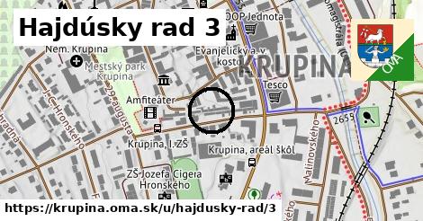 Hajdúsky rad 3, Krupina