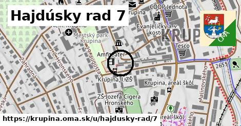 Hajdúsky rad 7, Krupina