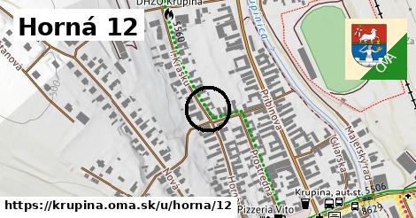 Horná 12, Krupina