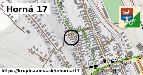 Horná 17, Krupina