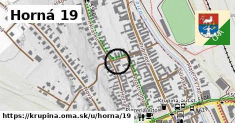 Horná 19, Krupina