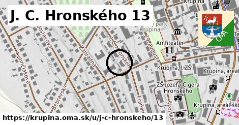 J. C. Hronského 13, Krupina