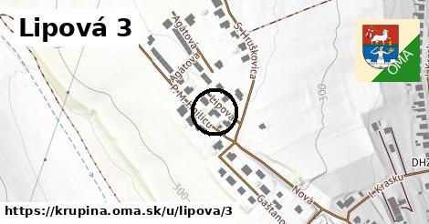 Lipová 3, Krupina