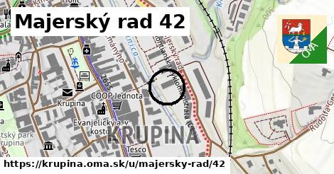 Majerský rad 42, Krupina