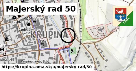 Majerský rad 50, Krupina