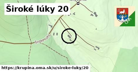 Široké lúky 20, Krupina