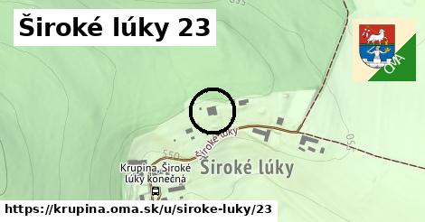 Široké lúky 23, Krupina