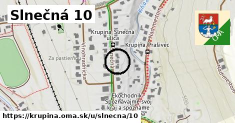 Slnečná 10, Krupina